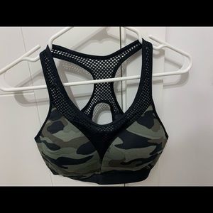La Senza Camouflage Push Up Sports Bra